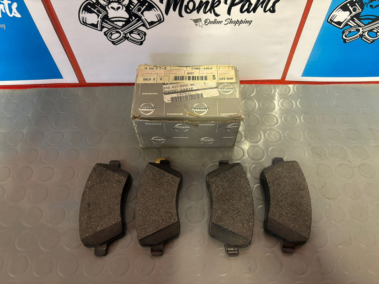 Pastillas freno delanteras NISSAN MICRA K12 D1060-AX61F , NUEVAS