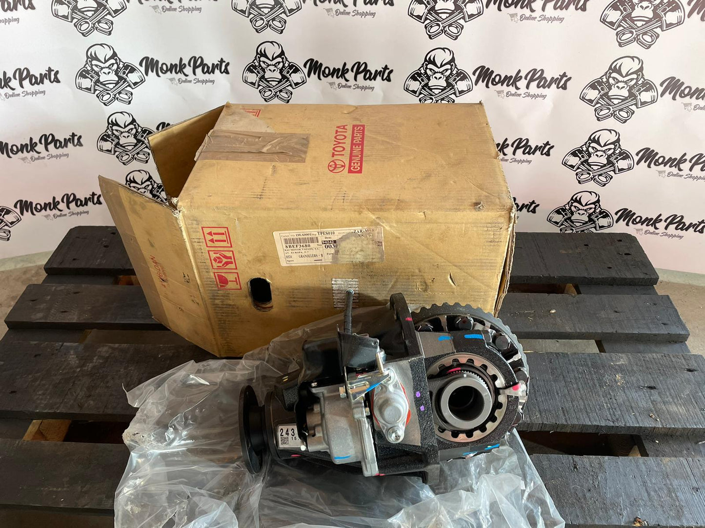 Diferencial trasero TOYOTA LAND CRUISER J15 150 con bloqueo , NUEVO , Original