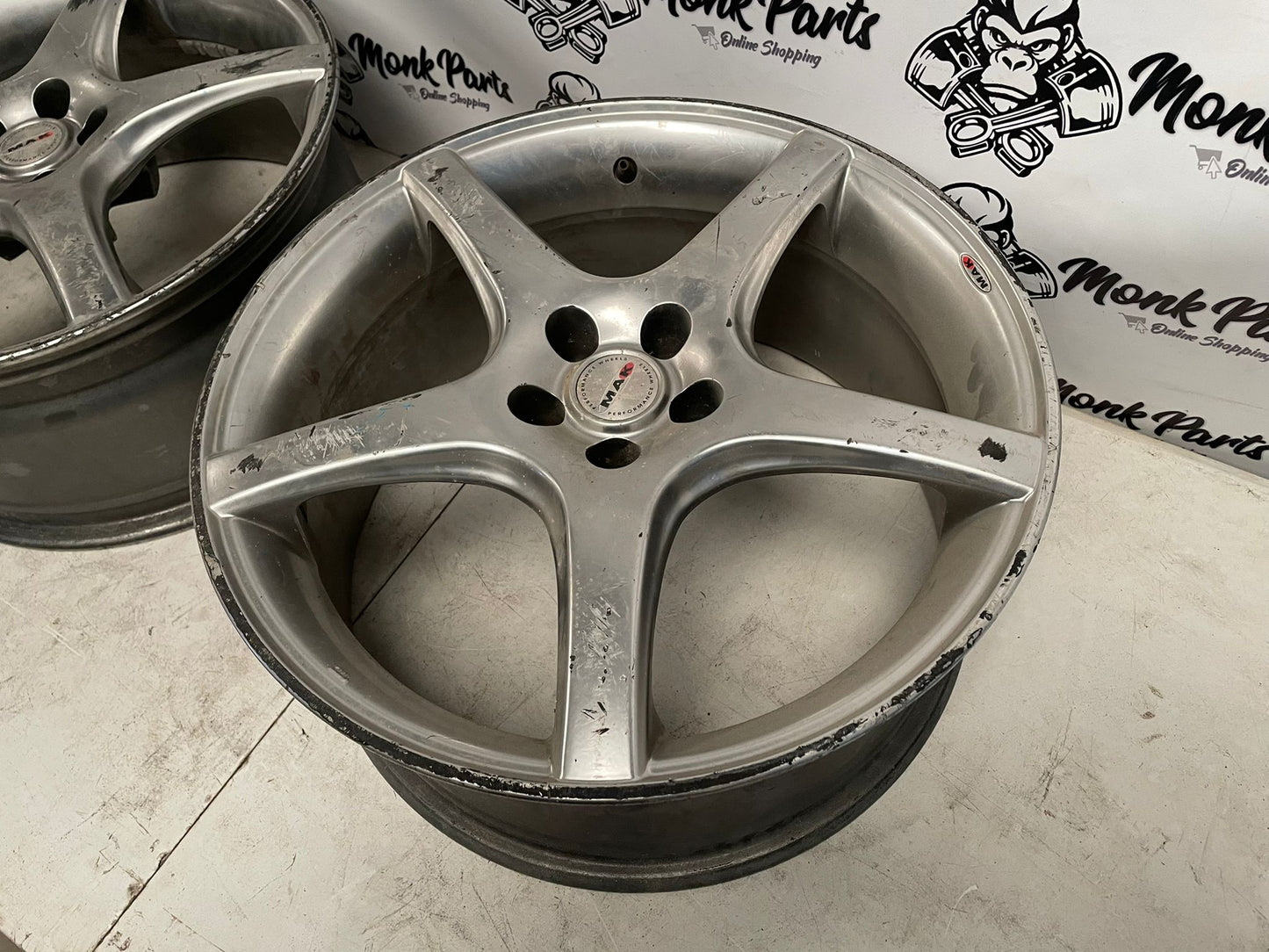 2 llantas MAK 5x100 8x18 ET35 AUDI VOLKSWAGEN SEAT
