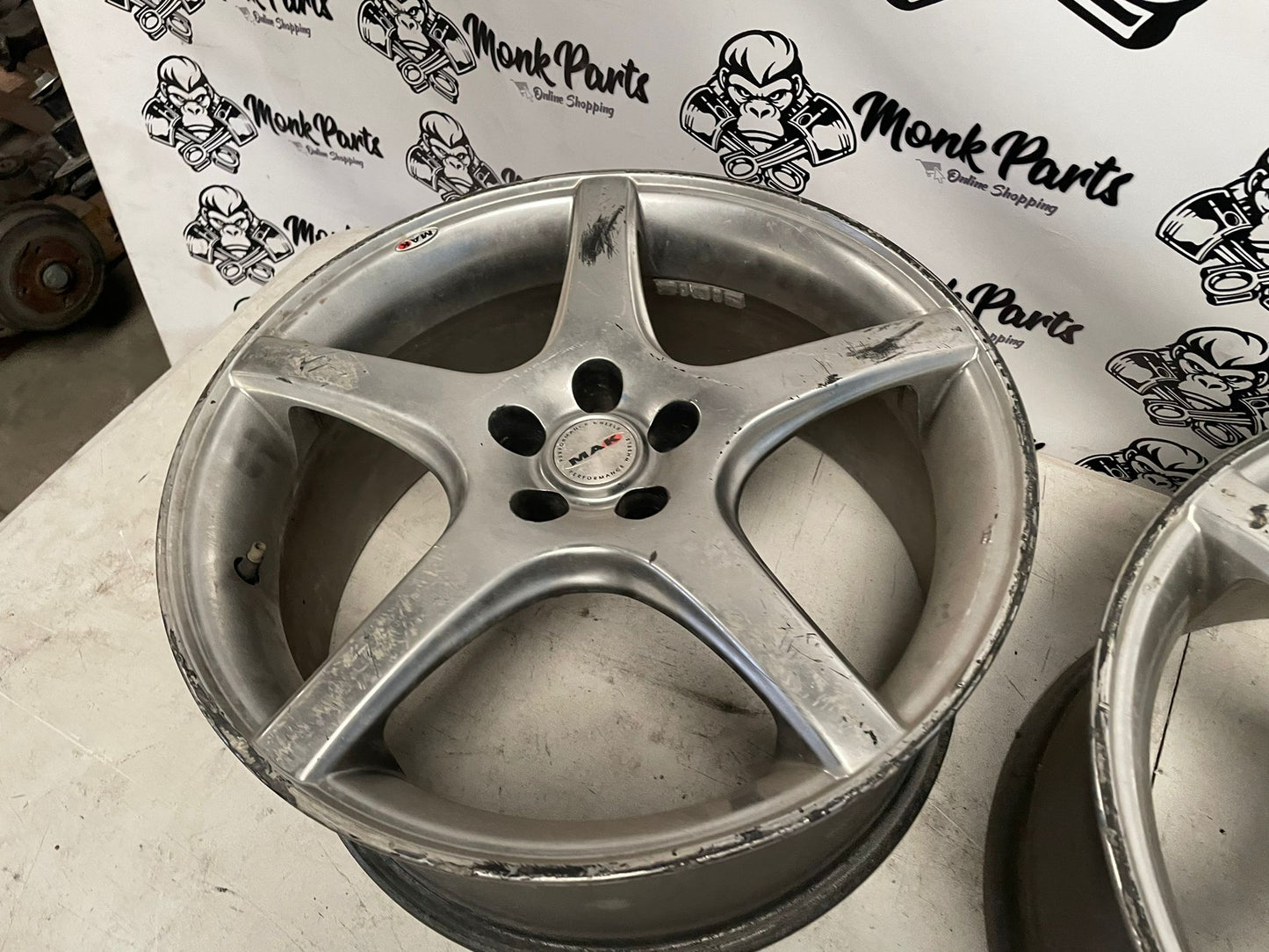 2 llantas MAK 5x100 8x18 ET35 AUDI VOLKSWAGEN SEAT