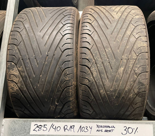 2 Neumaticos 285/40 R19 103Y YOKOHAMA AVS SPORT 30%