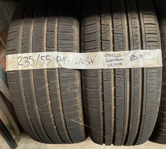 2 Neumaticos 235/55 R19 105V PIRELLI SCORPION VERDE 90%