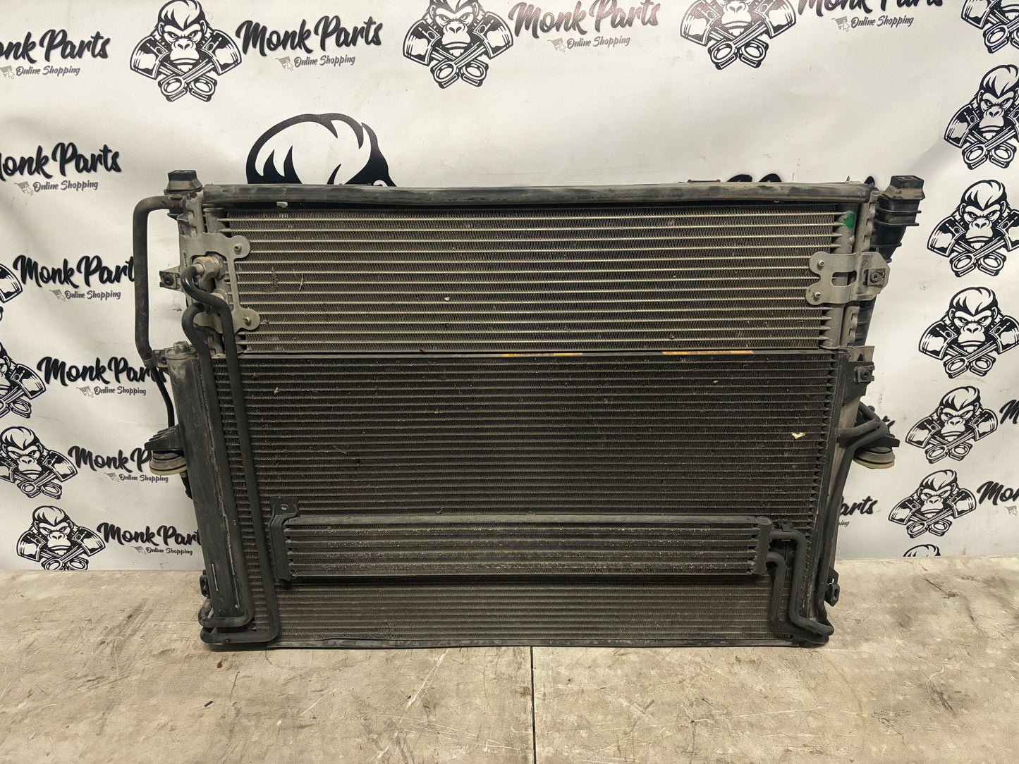 Conjunto radiadores PORSCHE CAYENNE 955 957 4.8 V8 7L0121253A 4L0260401A