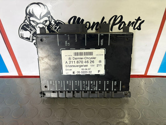 Modulo regulación asiento derecho MERCEDES G W463 A2118704626