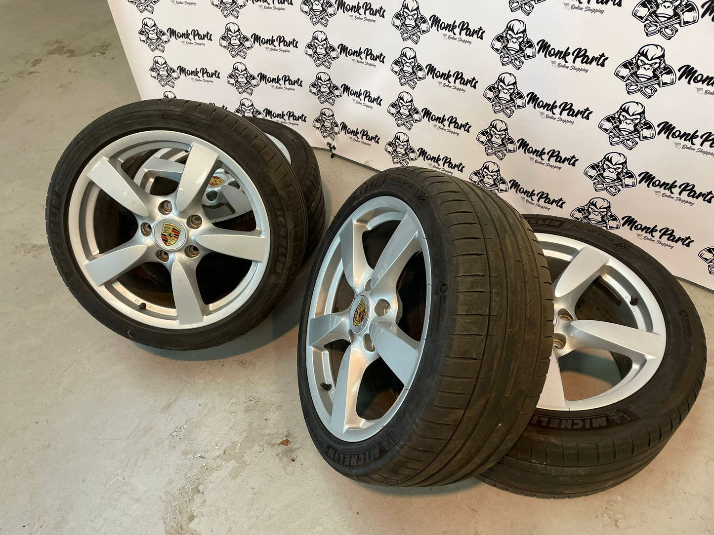 Llantas con neumatico PORSCHE 987 BOXSTER CAYMAN S 18'' 8x18 ET57 9x18 ET43 235/40R18 255/40R18