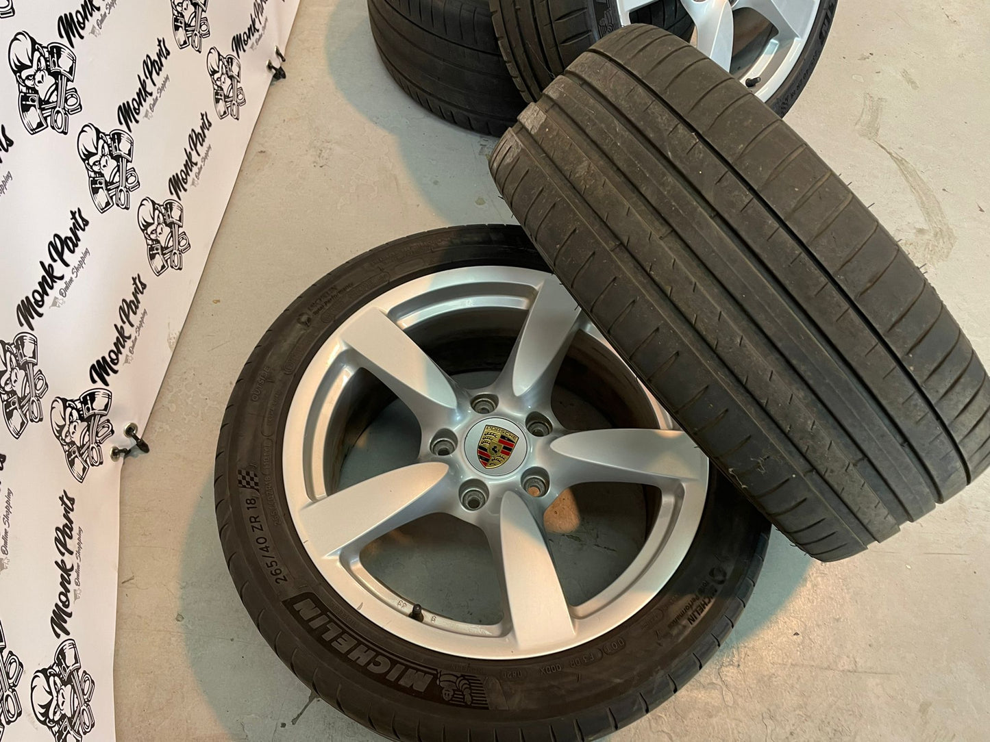 Llantas con neumatico PORSCHE 987 BOXSTER CAYMAN S 18'' 8x18 ET57 9x18 ET43 235/40R18 255/40R18