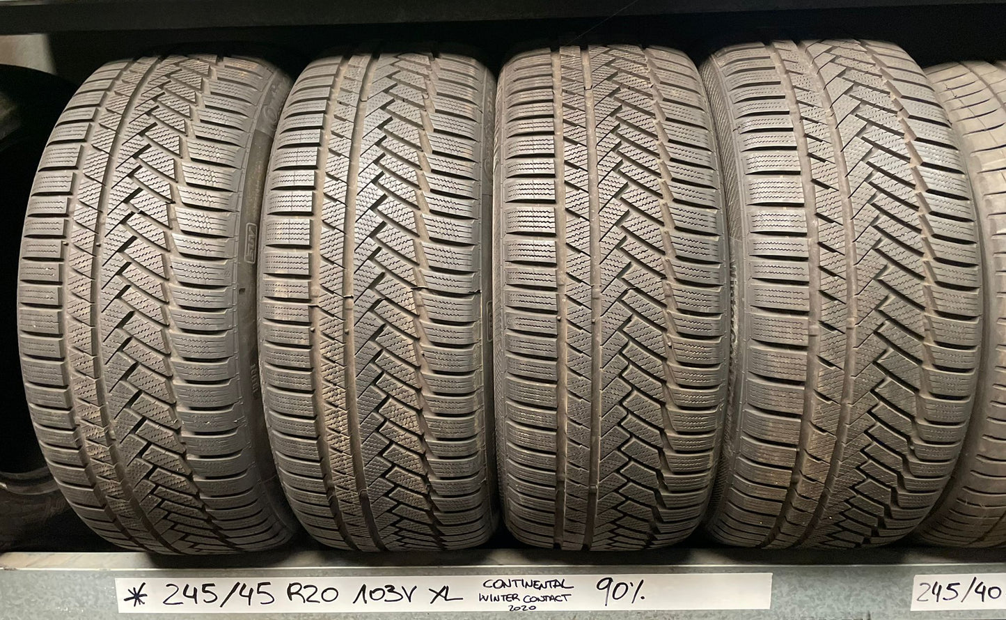 Neumaticos invierno 245/45 R20 103V CONTINENTAL WINTER CONTACT 90% 2020