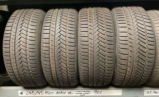Neumaticos invierno 245/45 R20 103V CONTINENTAL WINTER CONTACT 90% 2020