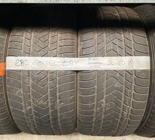 2 Neumaticos invierno 285/40 R20 108V PIRELLI SCORPION WINTER 50%