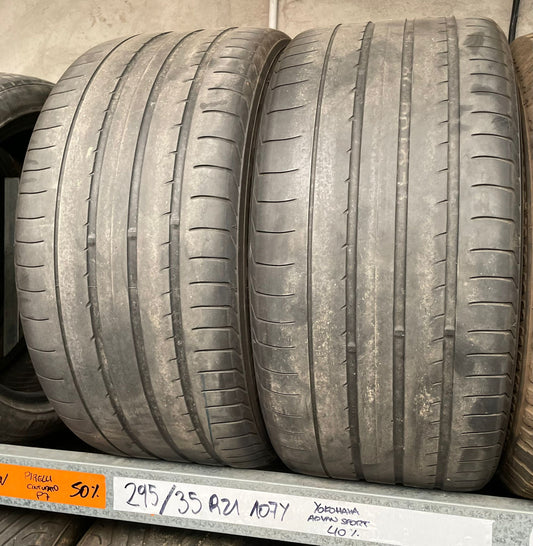 2 Neumaticos 295/35 R21 107Y YOHOHAMA ADVAN SPORT 40%
