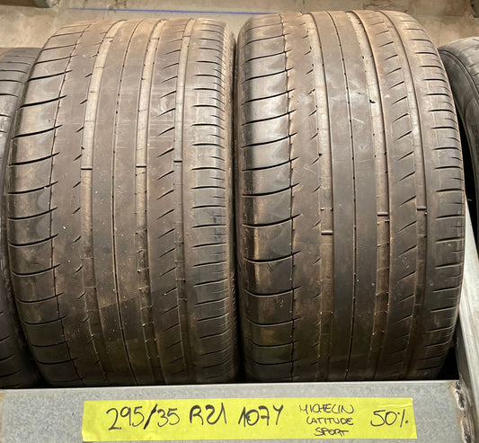2 Neumaticos 295/35 R21 107Y MICHELIN LATITUDE SPORT 50%