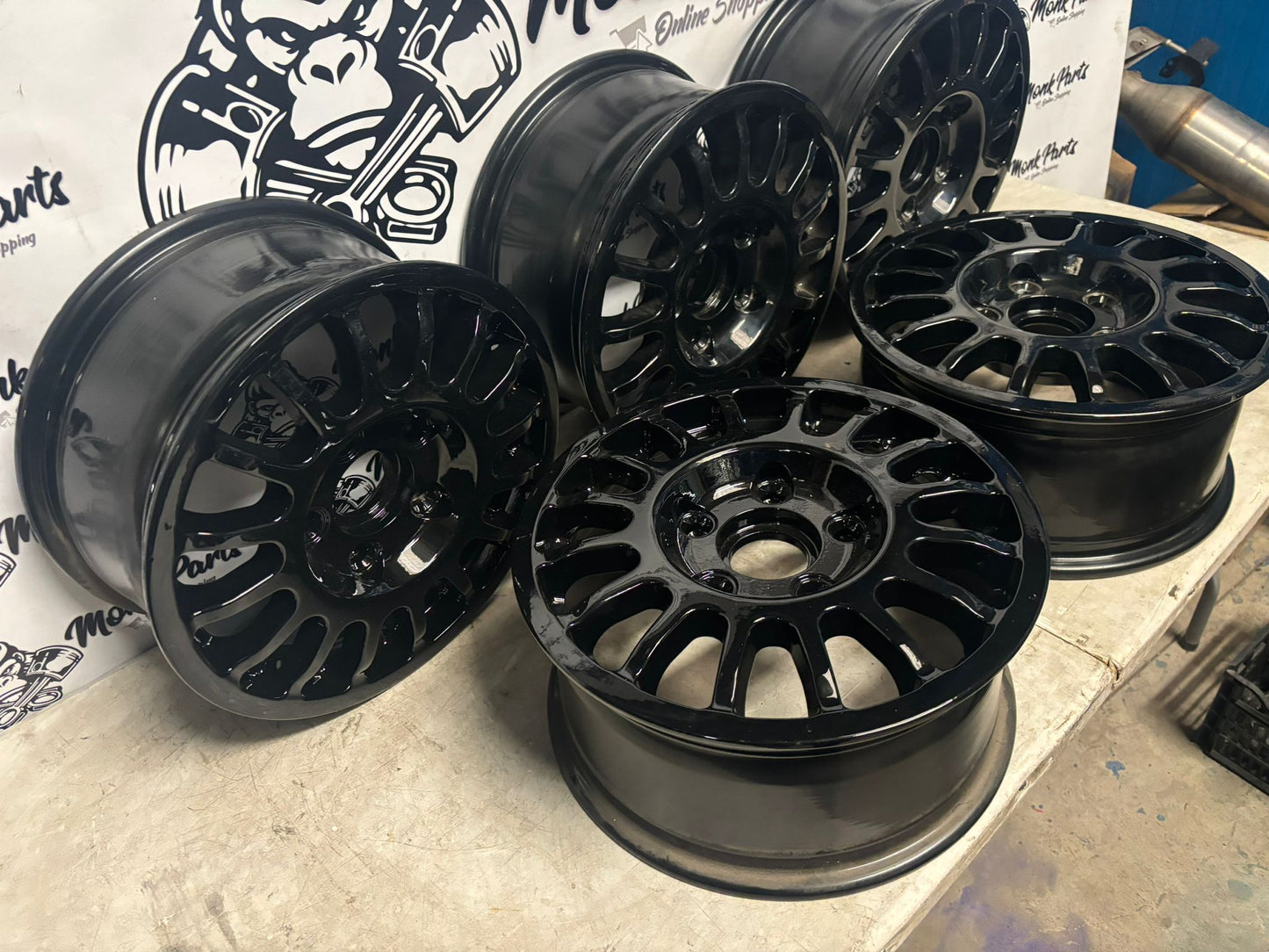 5 Llantas OZ RACING 7x16 ET45 5x130 NUEVAS