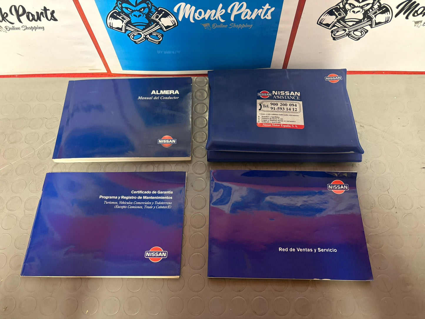 Manual instrucciones y libro mantenimientos NISSAN ALMERA N15 Original , NUEVO