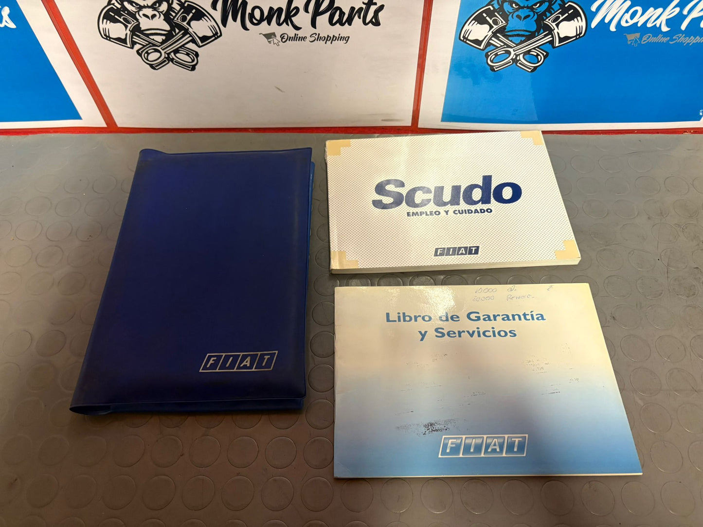 Manual instrucciones y libro mantenimiento FIAT SCUDO 2002