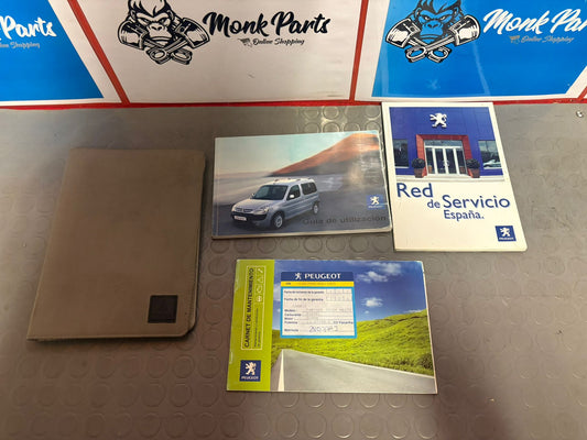 Manual instrucciones y libro mantenimiento PEUGEOT PARTNER