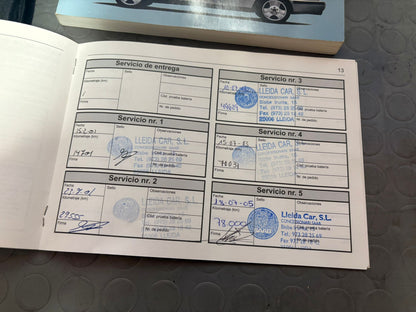 Manual instrucciones y libro mantenimiento SAAB 93