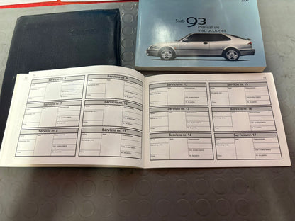 Manual instrucciones y libro mantenimiento SAAB 93